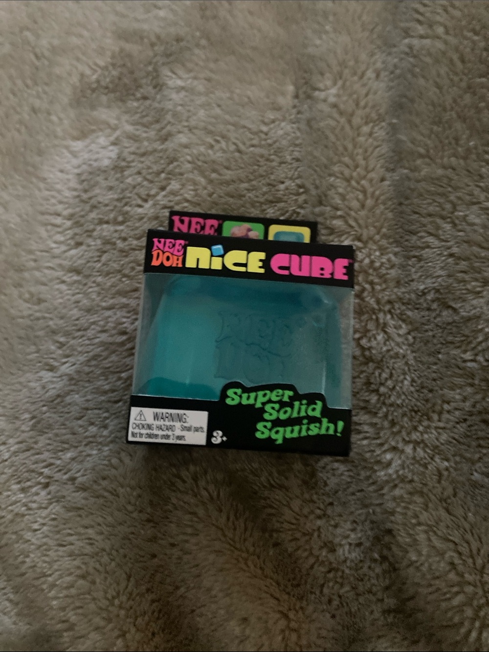 Nice Cube Super Solid Squish Stress Toy - Teal